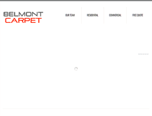 Tablet Screenshot of belmontcarpetinc.com